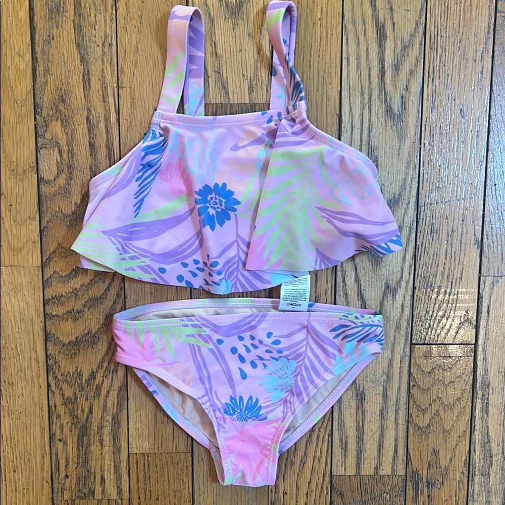 Wonder Nation Pink and Blue Bikini Set